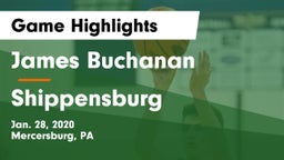 James Buchanan  vs Shippensburg  Game Highlights - Jan. 28, 2020