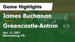 James Buchanan  vs Greencastle-Antrim  Game Highlights - Dec. 17, 2021