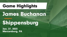 James Buchanan  vs Shippensburg  Game Highlights - Jan. 27, 2023