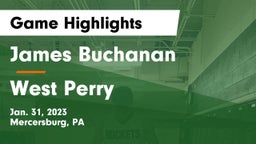 James Buchanan  vs West Perry  Game Highlights - Jan. 31, 2023
