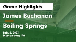 James Buchanan  vs Boiling Springs  Game Highlights - Feb. 6, 2023