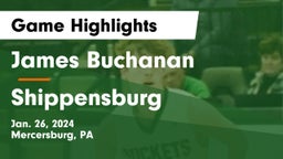 James Buchanan  vs Shippensburg  Game Highlights - Jan. 26, 2024