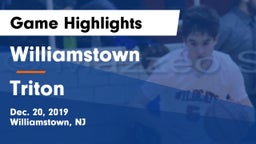 Williamstown  vs Triton  Game Highlights - Dec. 20, 2019