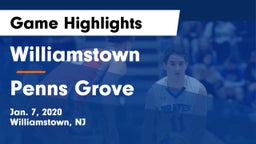 Williamstown  vs Penns Grove  Game Highlights - Jan. 7, 2020