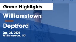 Williamstown  vs Deptford  Game Highlights - Jan. 23, 2020