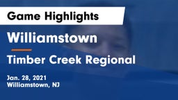 Williamstown  vs Timber Creek Regional  Game Highlights - Jan. 28, 2021