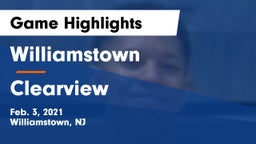 Williamstown  vs Clearview  Game Highlights - Feb. 3, 2021