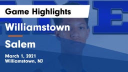 Williamstown  vs Salem  Game Highlights - March 1, 2021