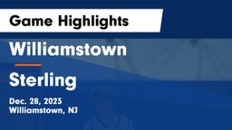 Williamstown  vs Sterling  Game Highlights - Dec. 28, 2023
