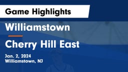 Williamstown  vs Cherry Hill East  Game Highlights - Jan. 2, 2024