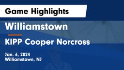 Williamstown  vs  KIPP Cooper Norcross Game Highlights - Jan. 6, 2024