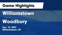 Williamstown  vs Woodbury  Game Highlights - Jan. 15, 2024