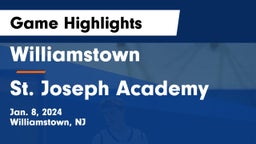 Williamstown  vs  St. Joseph Academy Game Highlights - Jan. 8, 2024
