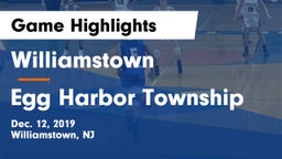 Williamstown  vs Egg Harbor Township  Game Highlights - Dec. 12, 2019