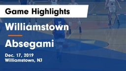 Williamstown  vs Absegami  Game Highlights - Dec. 17, 2019