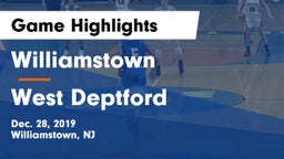 Williamstown  vs West Deptford  Game Highlights - Dec. 28, 2019