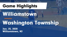 Williamstown  vs Washington Township  Game Highlights - Jan. 25, 2020