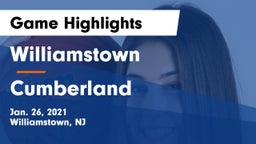 Williamstown  vs Cumberland  Game Highlights - Jan. 26, 2021