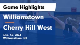 Williamstown  vs Cherry Hill West  Game Highlights - Jan. 13, 2024