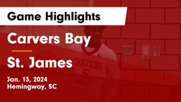 Carvers Bay  vs St. James  Game Highlights - Jan. 13, 2024
