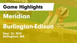 Meridian  vs Burlington-Edison  Game Highlights - Sept. 26, 2019