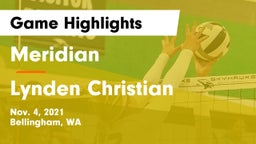 Meridian  vs Lynden Christian  Game Highlights - Nov. 4, 2021