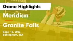 Meridian  vs Granite Falls Game Highlights - Sept. 16, 2022
