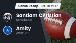 Recap: Santiam Christian  vs. Amity  2017