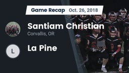 Recap: Santiam Christian  vs. La Pine 2018