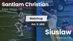 Matchup: Santiam Christian vs. Siuslaw  2019