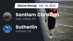 Recap: Santiam Christian  vs. Sutherlin  2019