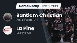 Recap: Santiam Christian  vs. La Pine  2019