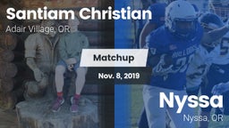 Matchup: Santiam Christian vs. Nyssa  2019