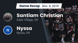 Recap: Santiam Christian  vs. Nyssa  2019