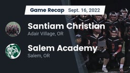Recap: Santiam Christian  vs. Salem Academy  2022