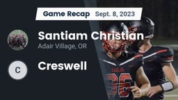 Recap: Santiam Christian  vs. Creswell 2023