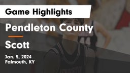 Pendleton County  vs Scott  Game Highlights - Jan. 5, 2024