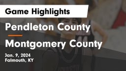 Pendleton County  vs Montgomery County  Game Highlights - Jan. 9, 2024