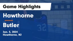 Hawthorne  vs Butler  Game Highlights - Jan. 5, 2024
