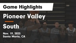 Pioneer Valley  vs South  Game Highlights - Nov. 19, 2023