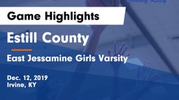 Estill County  vs East Jessamine Girls Varsity Game Highlights - Dec. 12, 2019