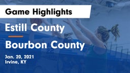 Estill County  vs Bourbon County  Game Highlights - Jan. 20, 2021