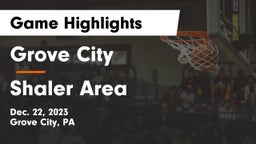 Grove City  vs Shaler Area  Game Highlights - Dec. 22, 2023