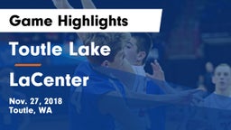 Toutle Lake  vs LaCenter  Game Highlights - Nov. 27, 2018