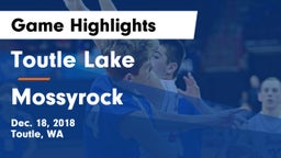 Toutle Lake  vs Mossyrock  Game Highlights - Dec. 18, 2018