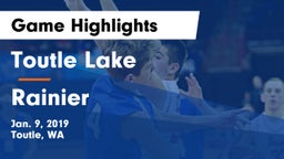 Toutle Lake  vs Rainier  Game Highlights - Jan. 9, 2019