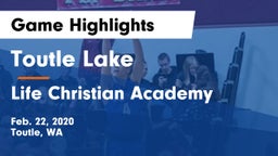 Toutle Lake  vs Life Christian Academy  Game Highlights - Feb. 22, 2020