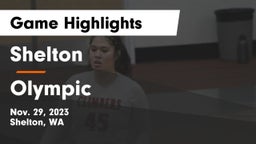Shelton  vs Olympic  Game Highlights - Nov. 29, 2023