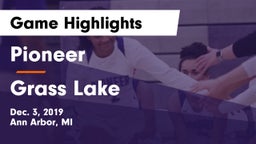 Pioneer  vs Grass Lake Game Highlights - Dec. 3, 2019