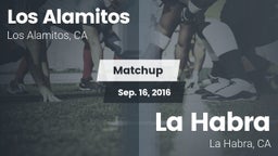 Matchup: Los Alamitos High vs. La Habra  2016